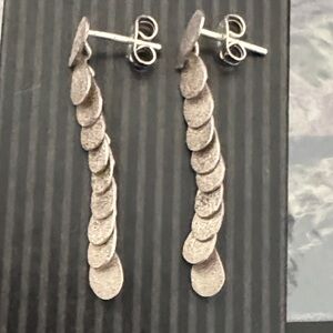 Mimi & Marge Silver Dangle Earrings